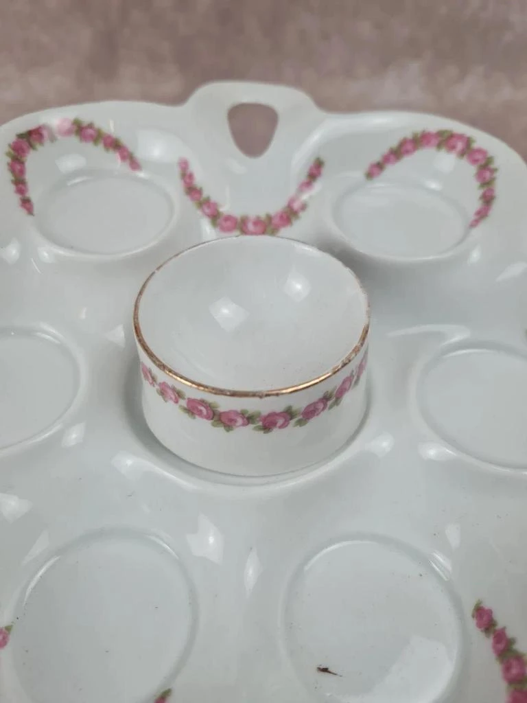 Conjunto de coqueteleiras vintage com suporte - decoração floral – photo 3